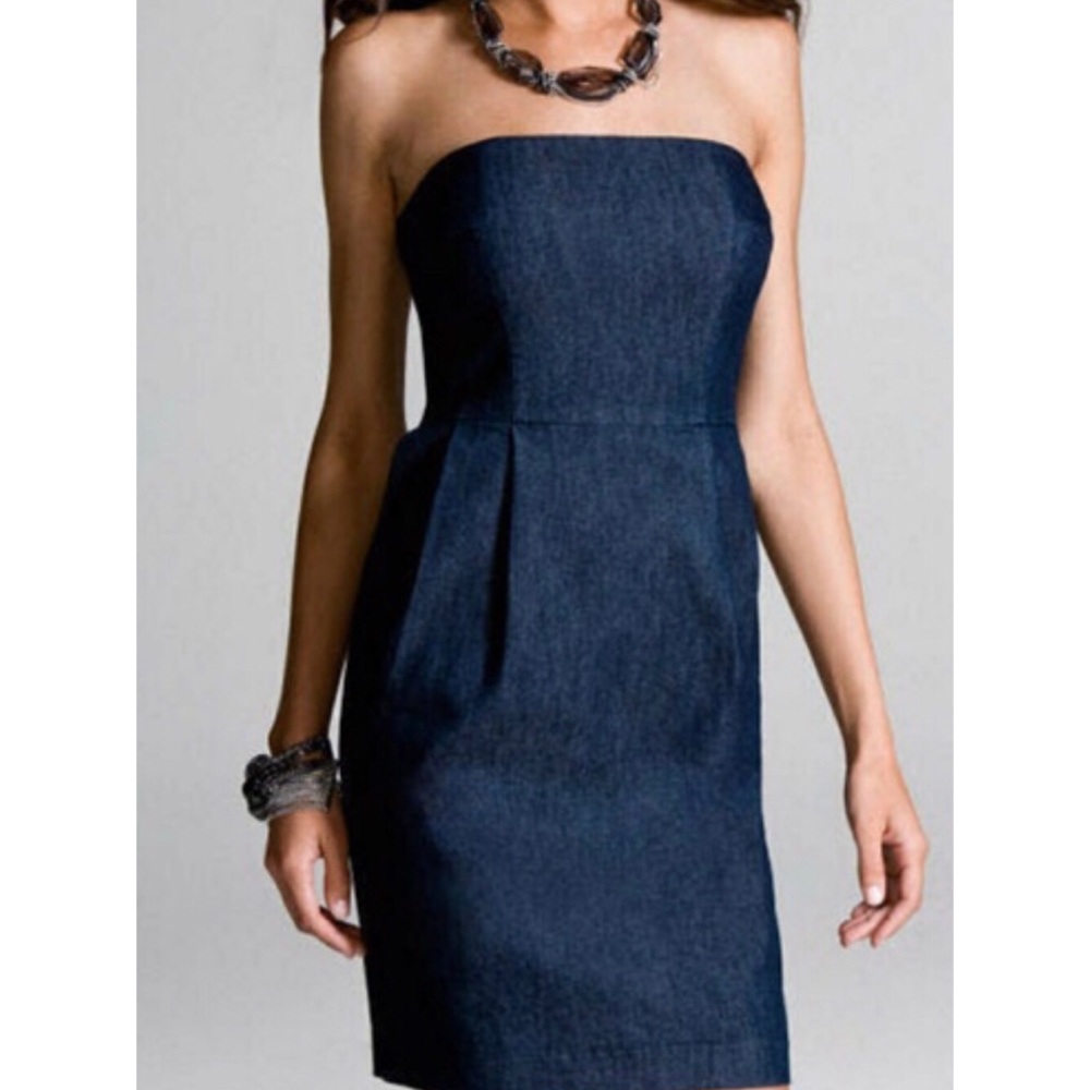 Merona Dark Denim Strapless Dress